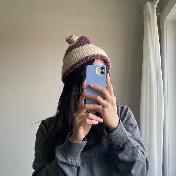 Handknit Wool Hat - Picture 1 of 5